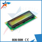 16X2 ελεγκτής ενότητας HD44780 επίδειξης LCD 1602 χαρακτήρα με κιτρινοπράσινο Backlight