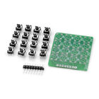 MCU ενότητα πληκτρολογίων μητρών 4 X 4 επέκτασης 16-βασική για Arduino