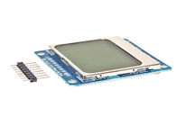 Ενότητα επίδειξης 5110 LCD με το άσπρο και μπλε PCB 84X48 84*48 προσαρμοστών Backlight