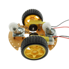Καθολική ρόδα ABS εξαρτήσεων πλαισίων αυτοκινήτων ρομπότ ΟΗΕ R3 2WD έξυπνη για την εκπαίδευση ΜΊΣΧΩΝ