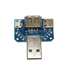 Πολλαπλάσιο αρσενικό πινάκων μικροϋπολογιστών USB προσαρμοστών USB στο θηλυκό μετατροπέα τύπων Γ USB 4P
