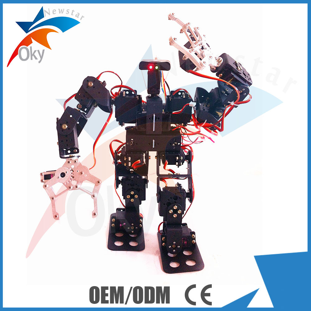Ρομπότ ρομπότ 15DOF Humanoid τηλεχειρισμού ρομπότ Arduino DOF Diy