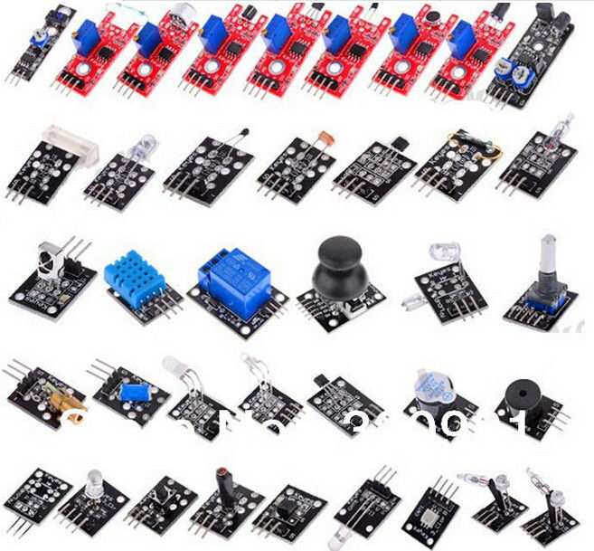 Η εξάρτηση εκκινητών για Arduino DIY που μαθαίνει 37 ενότητες αισθητήρων σε ένα κιβώτιο 5V αναμεταδίδει την παθητική σειρήνα