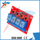 5V/12V 4 πίνακας ενότητας/επέκτασης ηλεκτρονόμων καναλιών για Arduino (κόκκινος πίνακας)