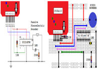 Κόκκινος προγραμματιστής Pickit 3 μικροτσίπ για το νέο όρο πινάκων ελεγκτών Arduino
