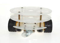 3 ακρυλικά πλαίσια 66mm διάμετρος 15 αυτοκινήτων Arduino στρώματος ροδών * μέγεθος 14 * 11.5cm