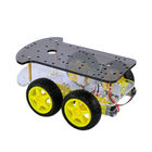 Αυτοκίνητο ΣΥΝΕΧΩΝ 6V DIY το έξυπνο ρομπότ επέκτεινε το διπλάσιο τετράτροχου Drive εκδόσεων - γέφυρα