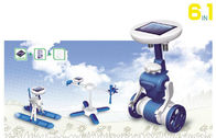 Μπλε/άσπρη πλαστική εξάρτηση ρομπότ Diy Arduino DOF, 6 ηλιακές εξαρτήσεις 1 στις εκπαιδευτικές Diy