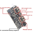 Διπλή ενότητα φορτιστών μπαταριών USB 5V 1A 18650 για Arduino