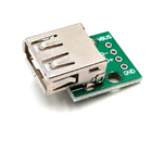USB στον πίνακα μετατροπέων PCB θηλυκών συνδετήρων προσαρμοστών ΕΜΒΎΘΙΣΗΣ 2.54mm
