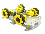 Πλαίσια αυτοκινήτων ρομπότ κραμάτων αργιλίου RC με τη ρόδα Mecanum