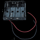 Μαύρο κιβώτιο θηκών μπαταριών 4 1.5V AA για Arduino