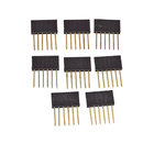 2.54mm 6 8 συνδετήρας επιγραφών 10 καρφιτσών για Arduino προστατεύουν τη χρυσή επένδυση
