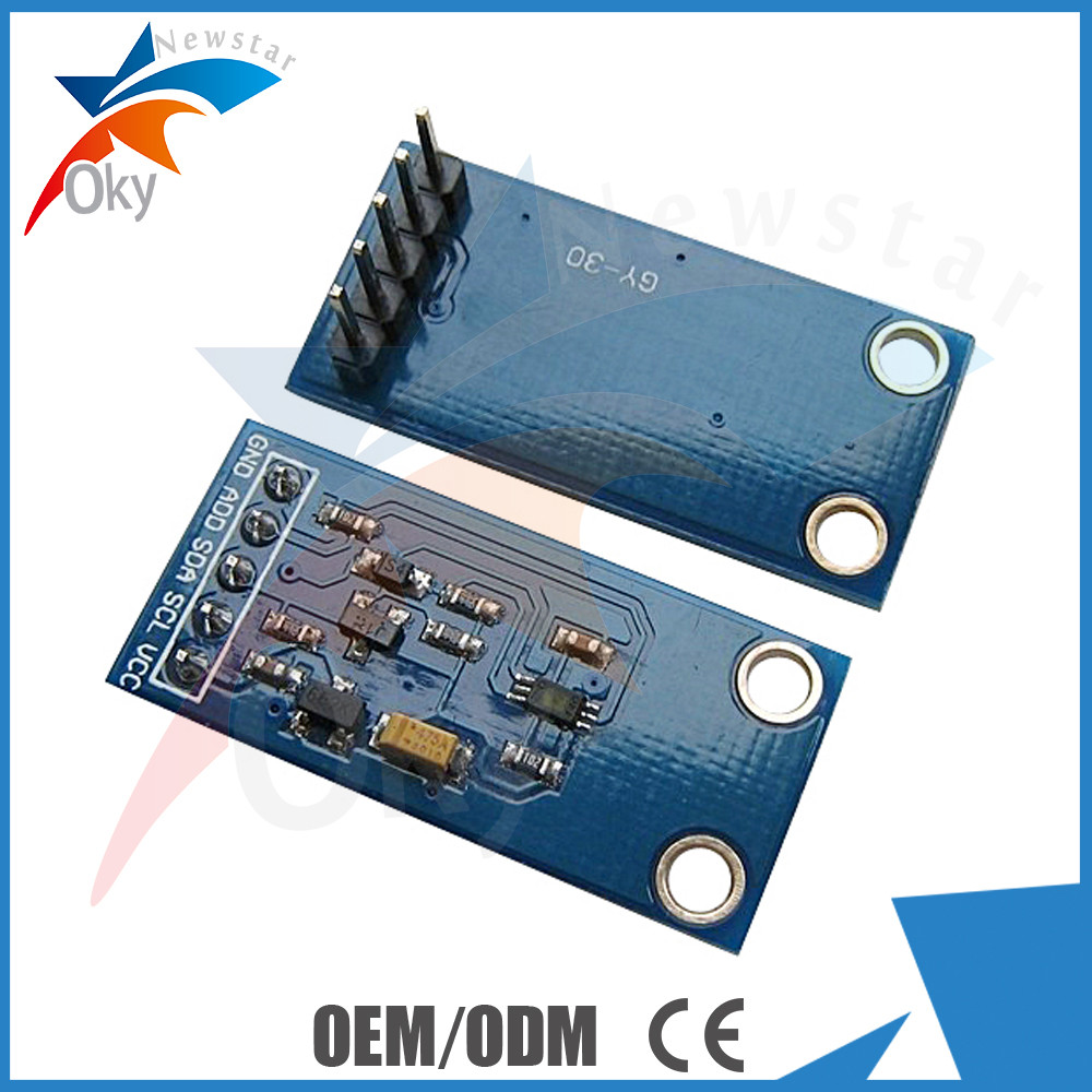Ψηφιακή ενότητα αισθητήρων ελαφριάς έντασης για το PIC Arduino AVR 3V 5V
