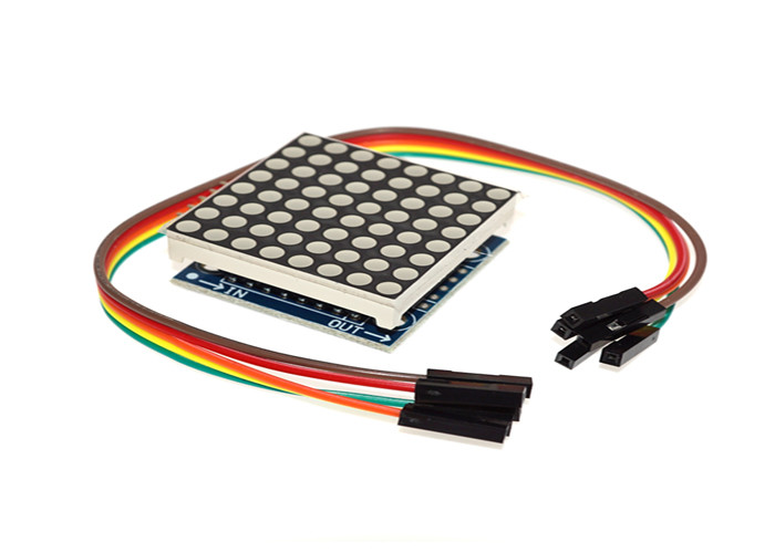 MAX7219 ενότητα μητρών σημείων των οδηγήσεων, πίνακας PCB επίδειξης μητρών 5V Arduino