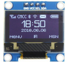 SSD1306 0,96 ίντσα IIC τμηματική GND 128X64 OLED LCD ενότητα επίδειξης των οδηγήσεων I2C για Arduino